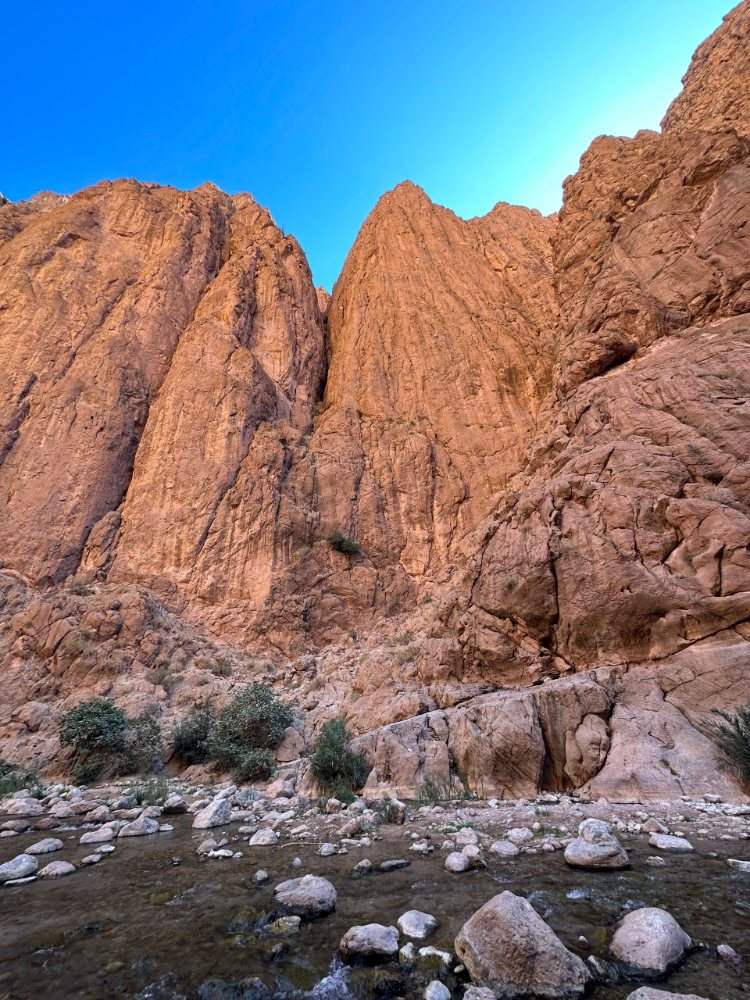 The river at the bottom of the gorge